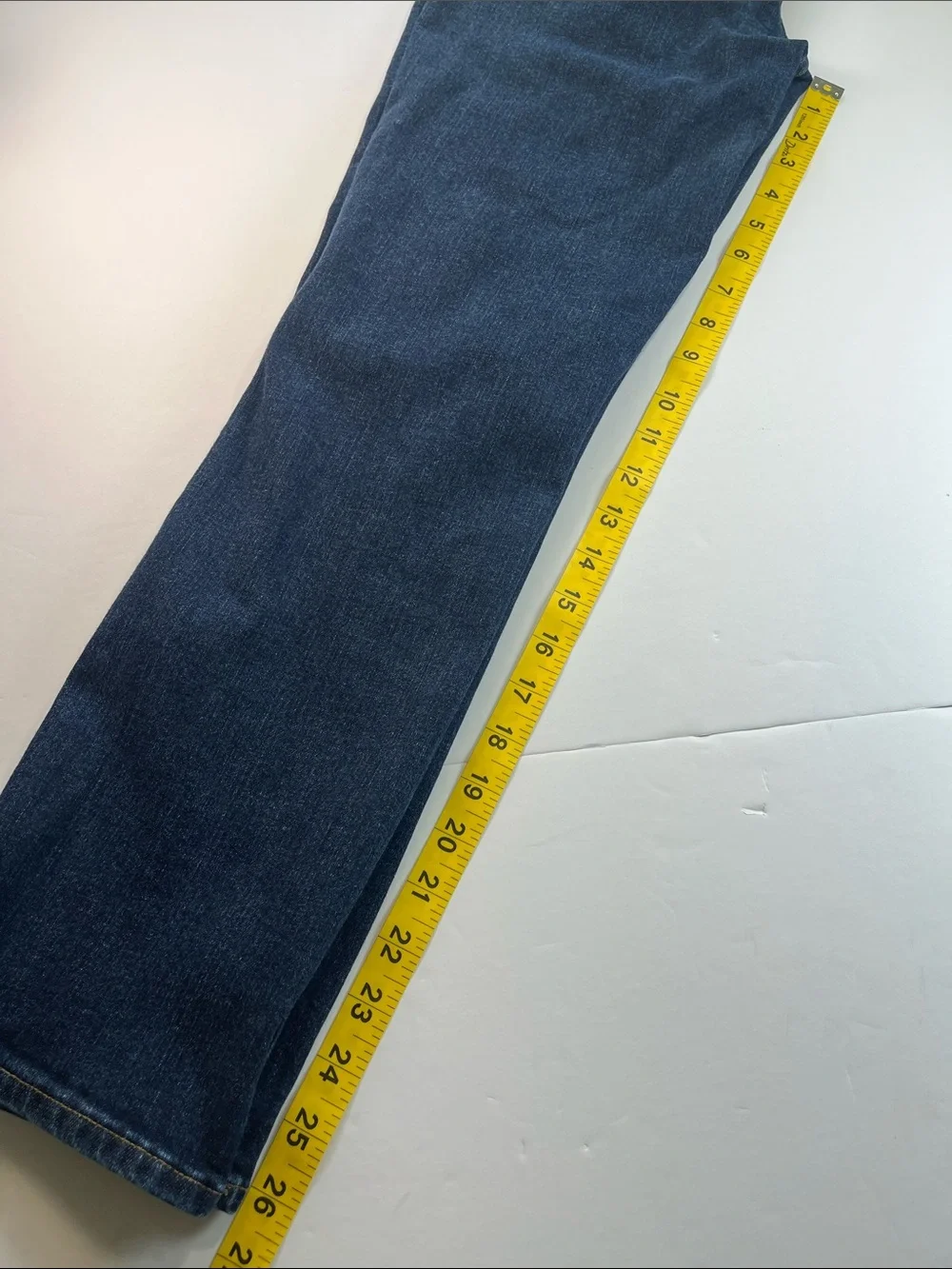 J Crew Women’s Classic Mid-Rise Dark Blue Denim Jeans Sz 26